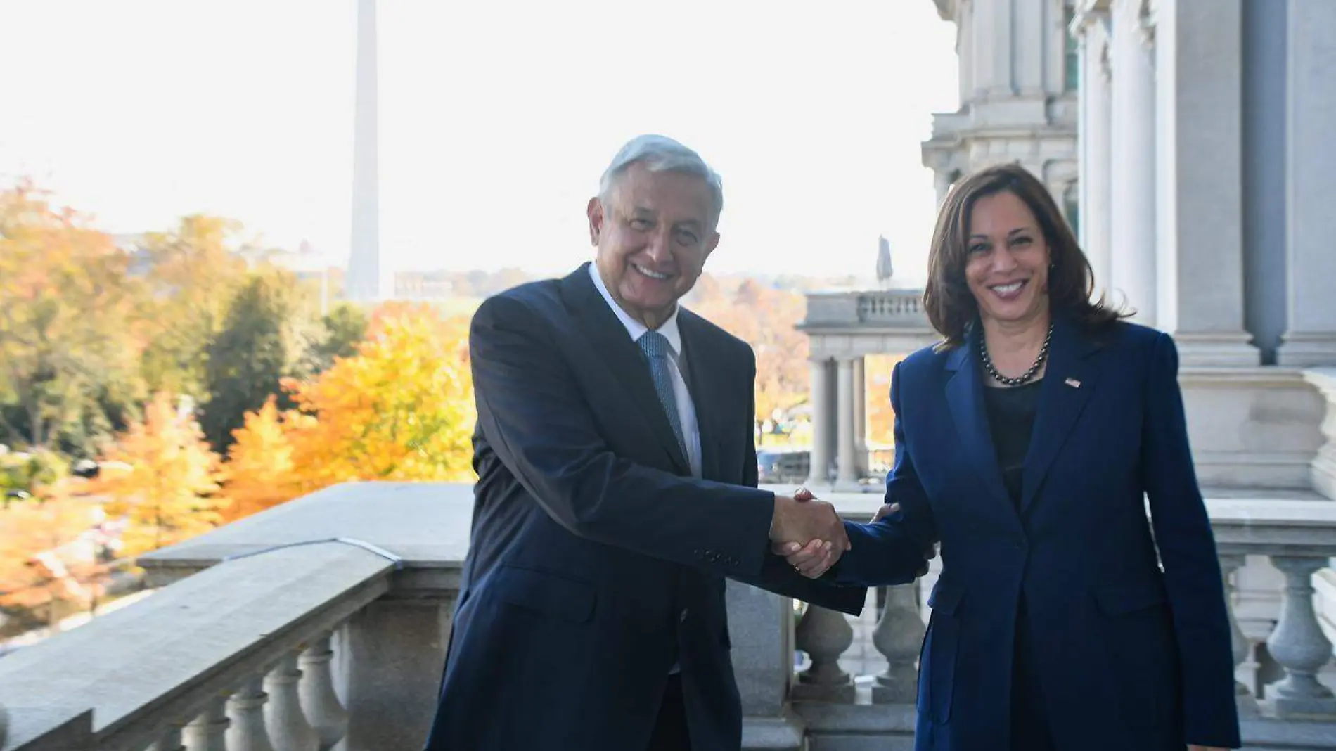 amlo y kamala harris en eu